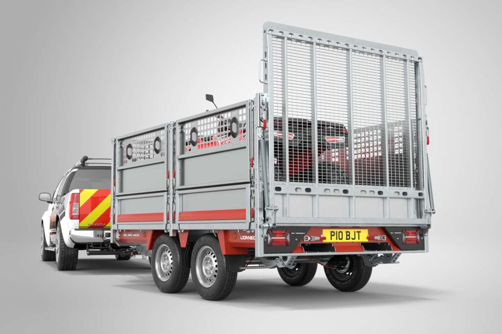 Brian James Flatbed Trailer for Carrying UTV ATV Quad Bike Transport