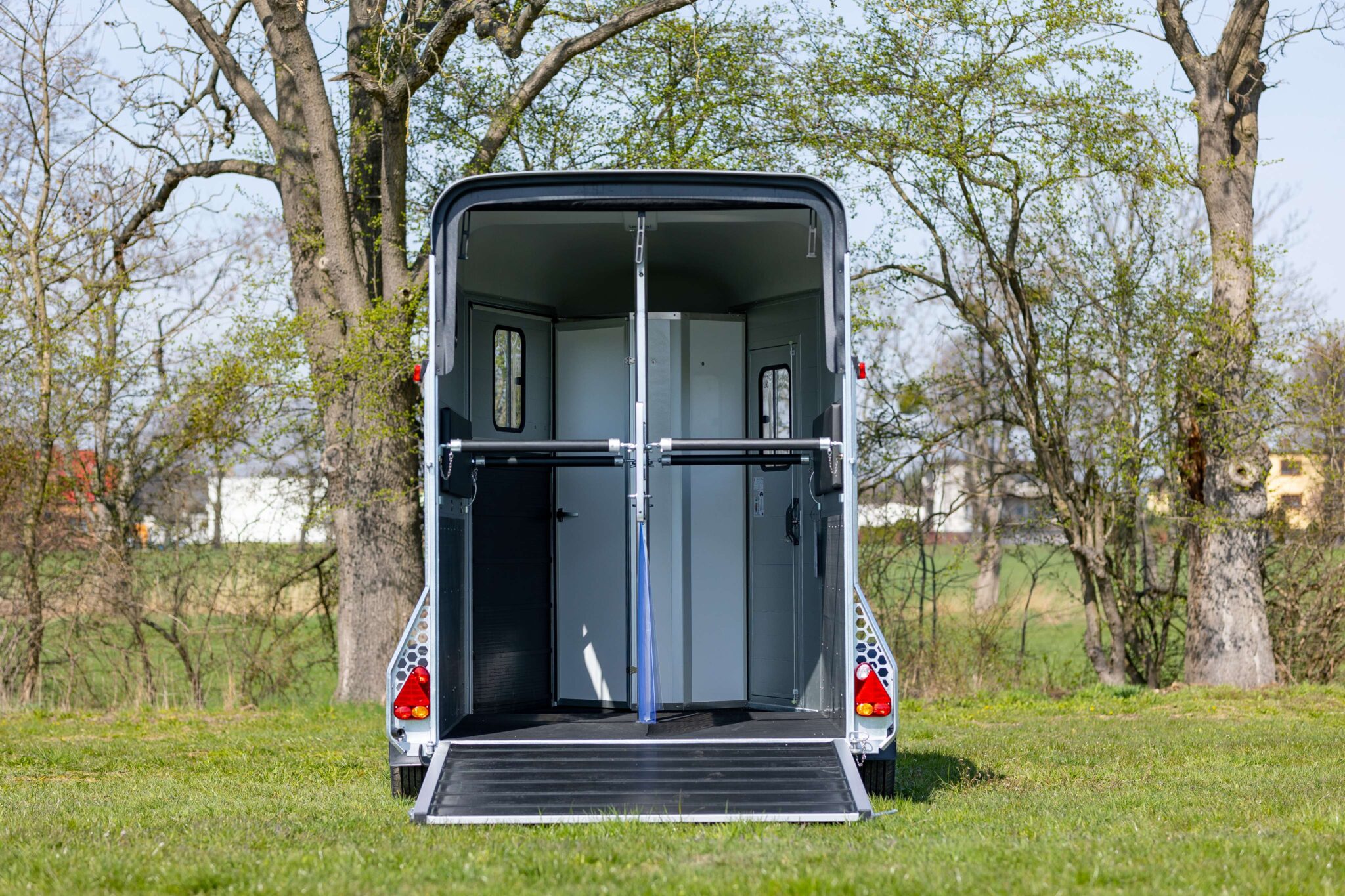 Cheval Liberte Equestiran Horse Double Transporter with Rear Access Open