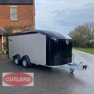 Debon C900 box trailer for sale UK twin axle enclosed trailer with ramp door